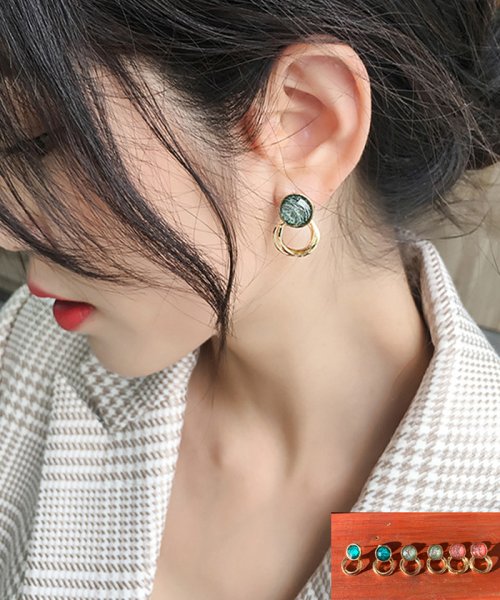 セール サークルピアス スタッドピアス オシャレ ピアス 大ぶり ピアス レディース 揺れるピアス シンプルピアス ミニミニストア Miniministore D Fashion
