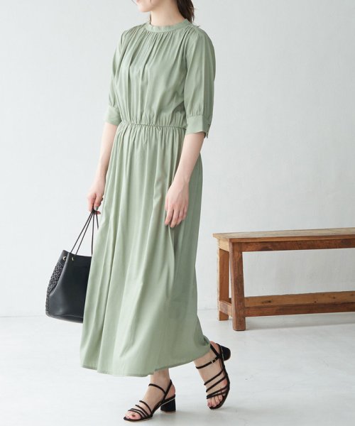 セール Web限定 ハイネックギャザーワンピース ロペピクニック Rope Picnic D Fashion
