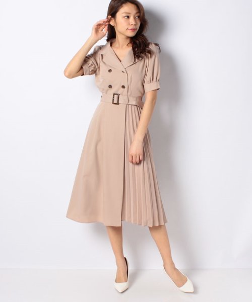 セール プリーツ切替trトレンチ ワンピース イング Ingni D Fashion セール プリーツ切替trトレンチ ワンピース イング Ingni D Fashion