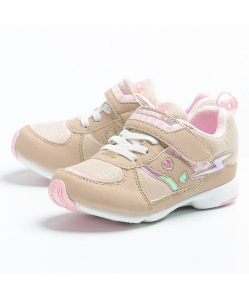 ムーンスター Moonstar スーパースター Superstar バネのチカラ スニーカー キッズ 子供靴 キッズシューズ ハート チェック柄 女の子 Tkh ムーンスター Moonstar D Fashion