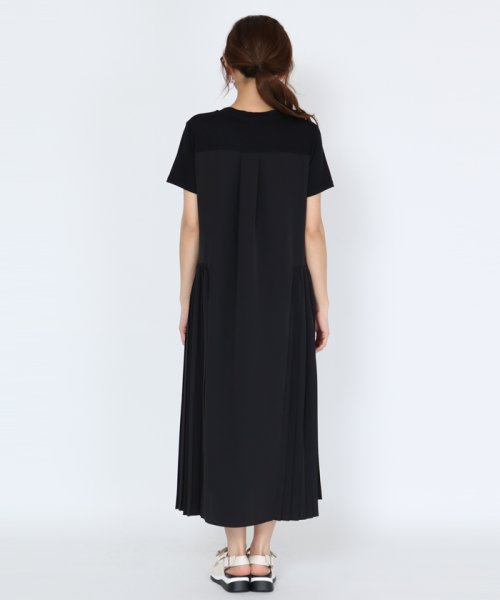 セール Scotclub スコットクラブ 手洗い可 シャツドッキングプリーツワンピース スコットクラブ Scotclub D Fashion