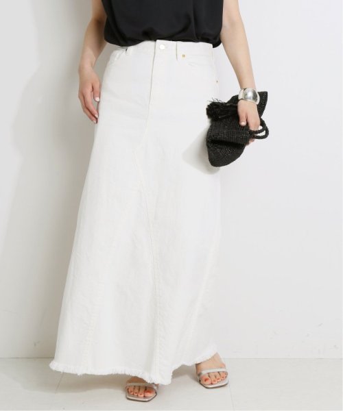 追加 デニムリメイク風 ロングスカート ヴェルメイユ パー イエナ Vermeil Par Iena D Fashion