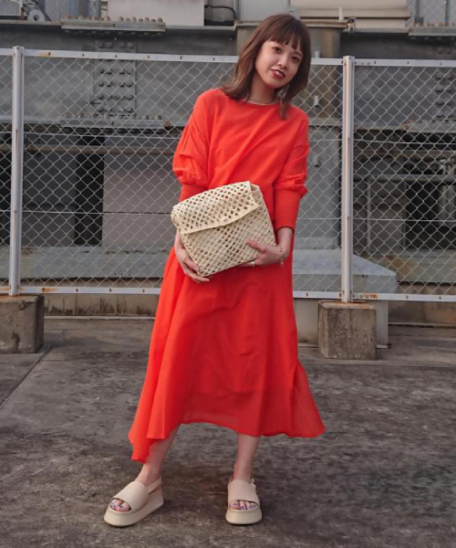 セール 50%OFF】釦あきコットンシルクワンピース(503125655 セール 50%OFF】釦あきコットンシルクワンピース(503125655