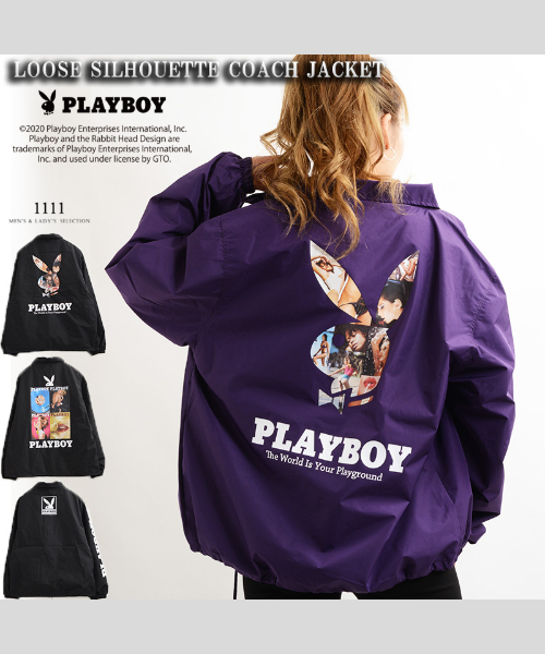 コーチジャケット メンズ プレイボーイ PLAYBOY レディース ジャケット