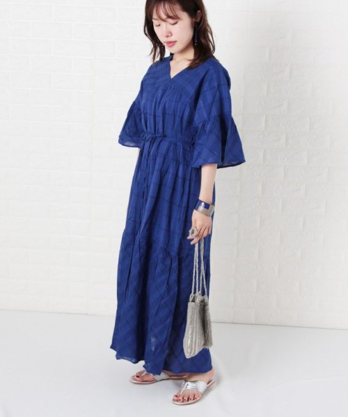 セール 30 Off Ne Quittez Pas ヌキテパ ドビーチェックワンピース ノーリーズ Nolley S D Fashion