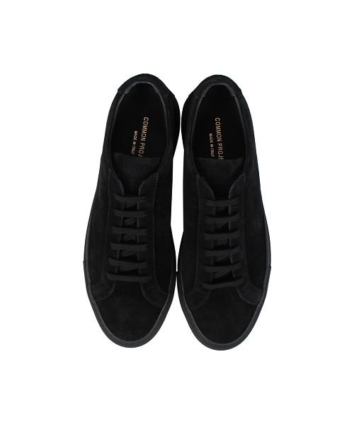 コモンプロジェクト Common Projects アキレス ロー スエード スニーカー メンズ Achilles Low Suede ブラック 黒 2252 コモンプロジェクト Commonprojects D Fashion