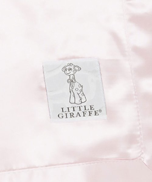 LITTLE GIRAFFE リトルジラフ ベルベット デラックス ベビーブランケット ピンク