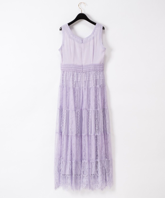 セール 60%OFF】レース刺繍ロングワンピース(503266008 セール 60%OFF】レース刺繍ロングワンピース(503266008