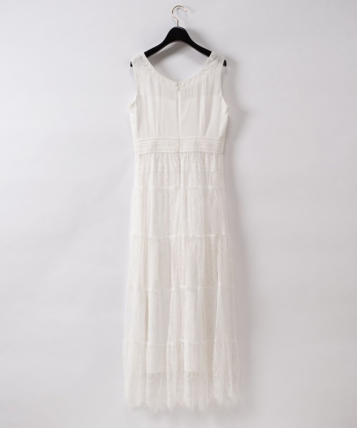 セール 60%OFF】レース刺繍ロングワンピース(503266008 セール 60%OFF】レース刺繍ロングワンピース(503266008