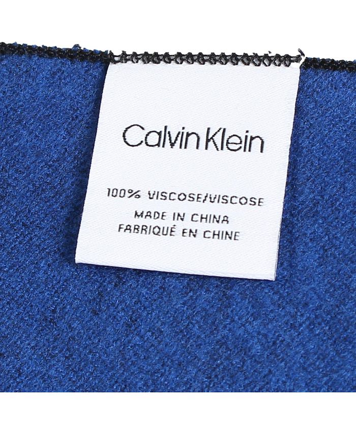 カルバンクライン Calvin Klein マフラー ストール メンズ CK LOGO ...