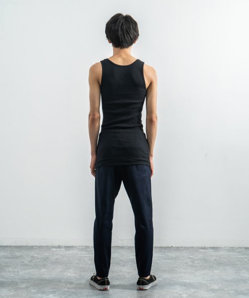 Hanes ヘインズ HM2-K701 タンクトップ メンズ 無地 2枚組 白 黒 グレー シンプル ノースリーブ インナー テレコ 綿 2パック 肌着 下着 (503275734) ロッキーモンロー(Rocky Monroe) d fashion Hanes タンクトップ グレー LL