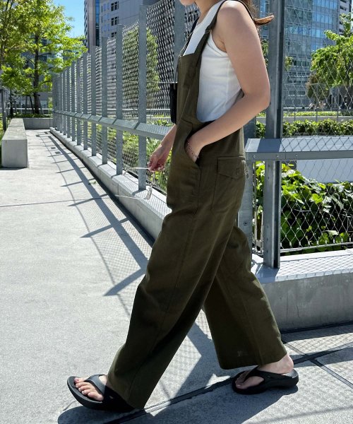 レーヨンリネンベイカーサロペット オールインワン ワンピース アンドミー And Me D Fashion