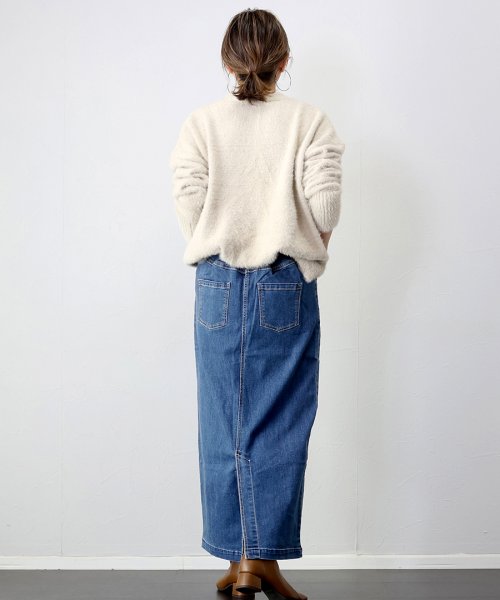 ストレッチデニムロングスカート Aletta Vita Aletta Vita D Fashion ストレッチデニムロングスカート Aletta Vita Aletta Vita D Fashion