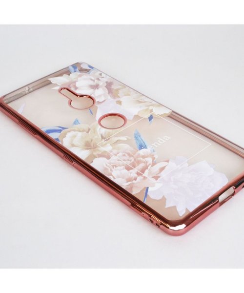 セール スマホケース Xperia Xperiaxz3 So 01l Sov39 801so Rienda メッキクリアケース Reversi Flower ベージュ エムファクトリー Mーfactory D Fashion