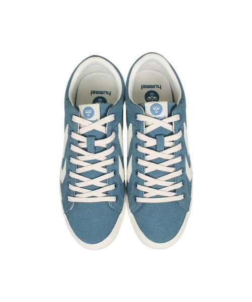 ヒュンメル Hummel デュース コート スニーカー メンズ レディース Deuce Court ブルー Hm6425 7487 ヒュンメル Hummel D Fashion