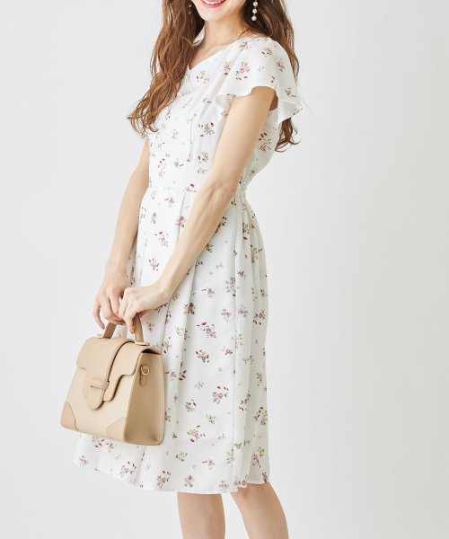 パール付きストロベリー フラワープリントワンピース 503278615 トッコクローゼット Tocco Closet D Fashion