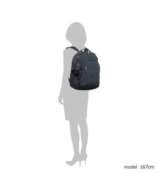 キプリング　kipling ネイビー リュック キプリング Kipling CITY ZIP S バックパック （Endless Blue