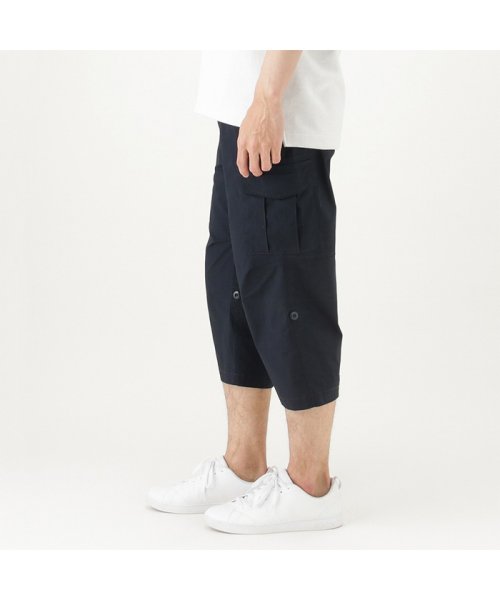 Navy ネイビー 裾ロールアップクロップドカーゴパンツ mh マックハウス メンズ Mac House Men D Fashion Navy ネイビー 裾ロールアップクロップドカーゴパンツ mh マックハウス メンズ Mac House Men D Fashion