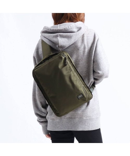 吉田カバン ポーター ボディバッグ Porter Unit ユニット Sling Shoulder Bag L ミリタリー 784 ポーター Porter D Fashion