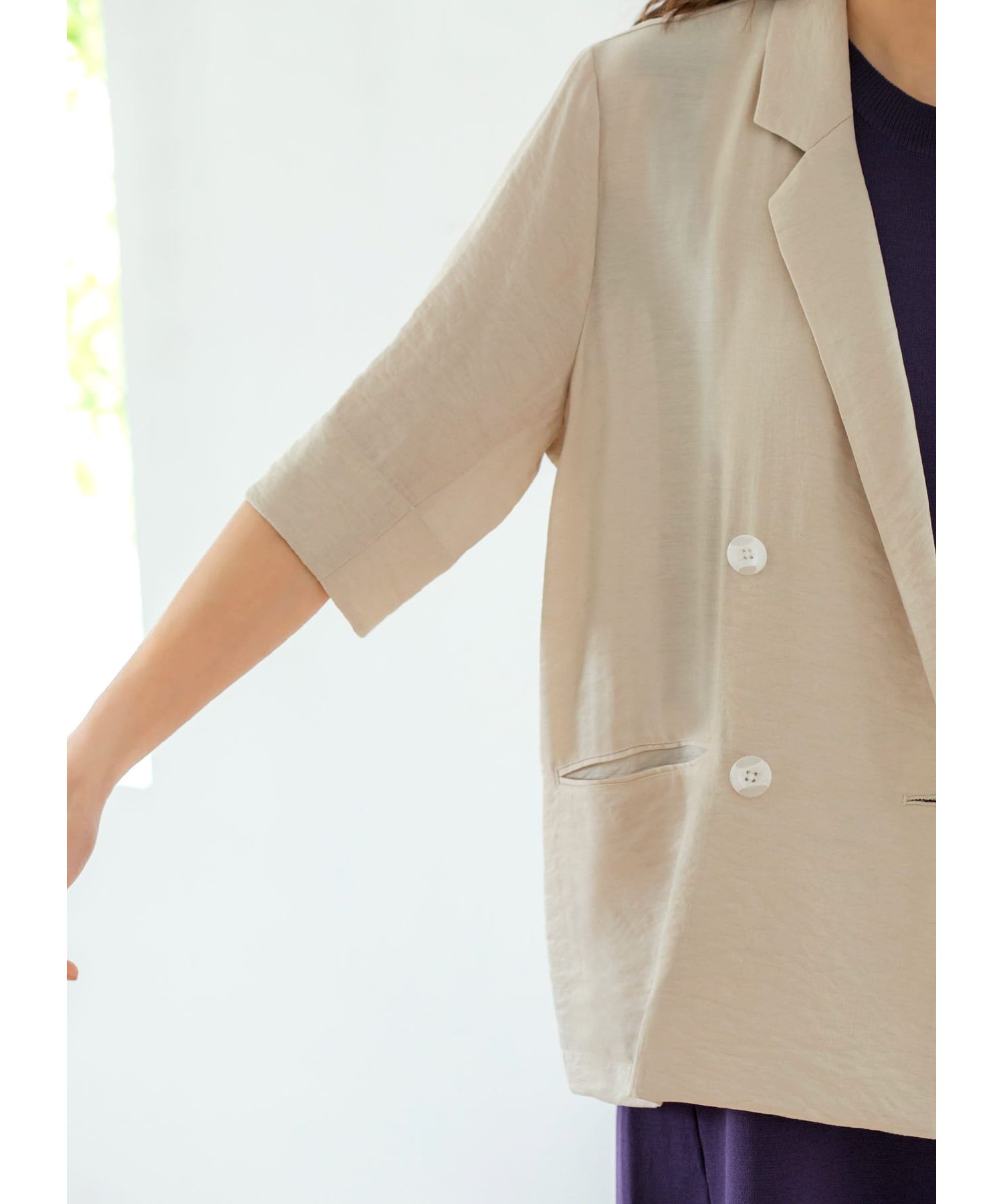 スタイルデリ STYLE DELI 【LUXE】微光沢表面シボ感ダブル スタイルデリ STYLE DELI 【LUXE】微光沢表面シボ感ダブル