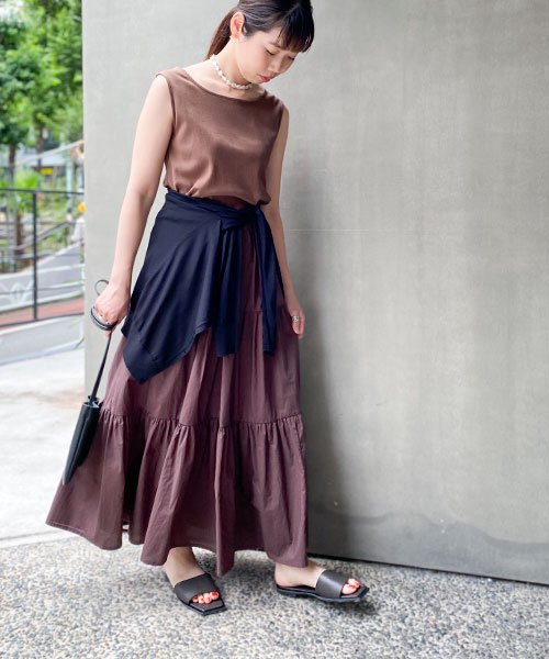 セール 60 Off Web限定 ノースリーブリブ ティアードドッキングワンピース ナノ ユニバース Nano Universe D Fashion セール 60 Off Web限定 ノースリーブリブ ティアードドッキングワンピース ナノ ユニバース Nano Universe D Fashion
