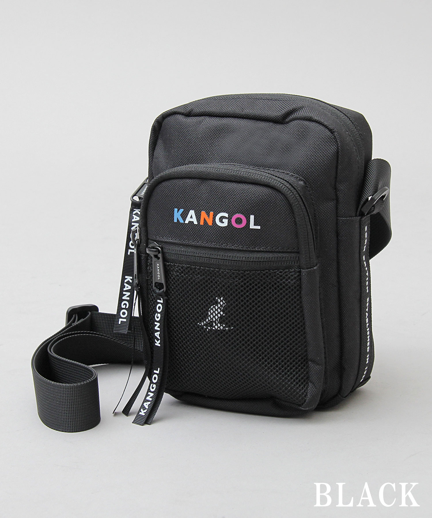 KANGOL/カンゴール】カラフルロゴボックス型ミニショルダー