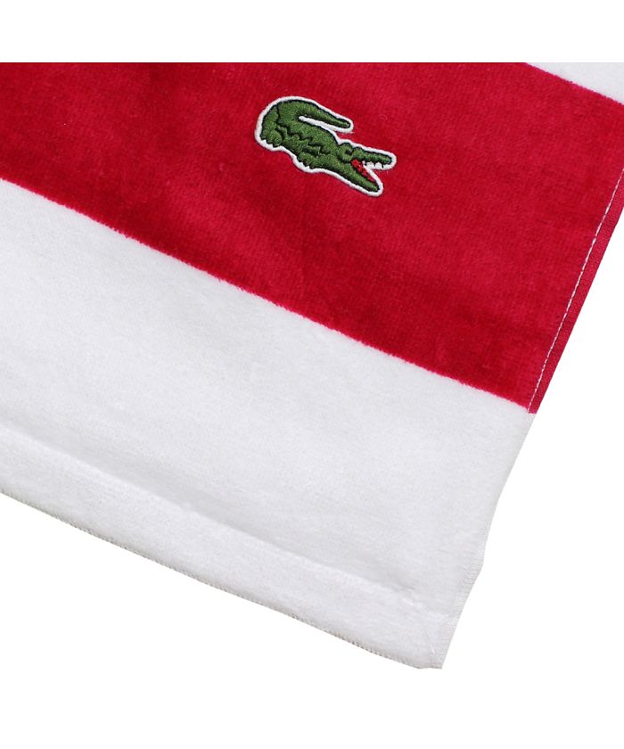 ラコステ LACOSTE タオル バスタオル ビーチタオル 大判 メンズ