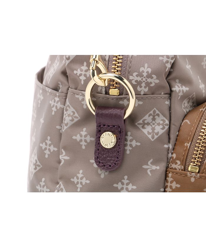 【美品】russet ラシット バイカラー フロントポケット ショルダーバッグ 美品】russet ラシット バイカラー フロントポケット ショルダー