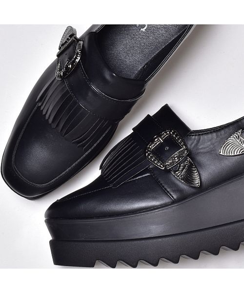 セール 40%OFF】ローファー 厚底 レディース ベルト タッセル セール 40%OFF】ローファー 厚底 レディース ベルト タッセル