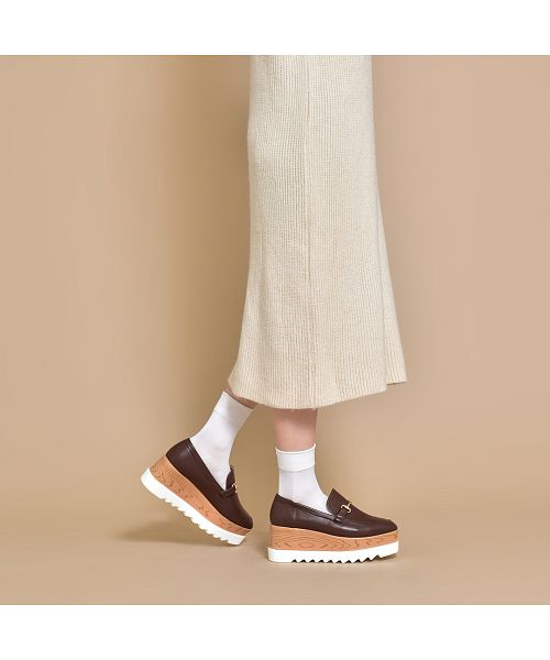 セール 42%OFF】厚底ローファー レディース シャークソール