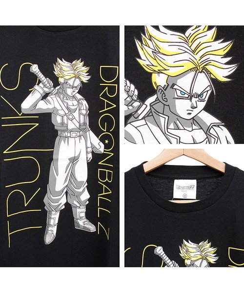 Dragonball ドラゴンボール 半袖 Tシャツ メンズ 大きいサイズ キャラクター トランクス プリント クルーネック カットソー スーパーサイヤ人 半 ワンカラーズ One Colors D Fashion