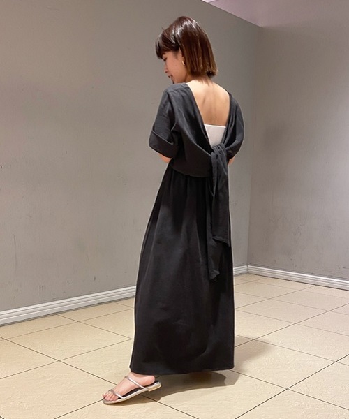 【爽やかさと品の良さを両立♪】DIOR ワンピース スラブボイル ワンピース(ワンピース)｜TO BE CHIC(トゥー ビー