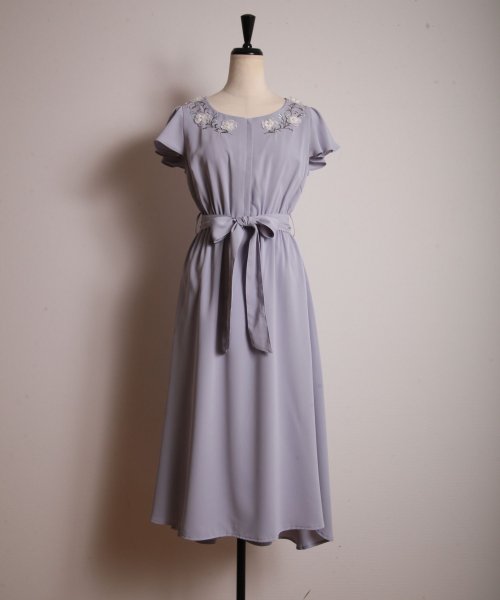 3dフラワー刺繍フィッシュテールワンピース トッコクローゼット Tocco Closet D Fashion 3dフラワー刺繍フィッシュテールワンピース トッコクローゼット Tocco Closet D Fashion