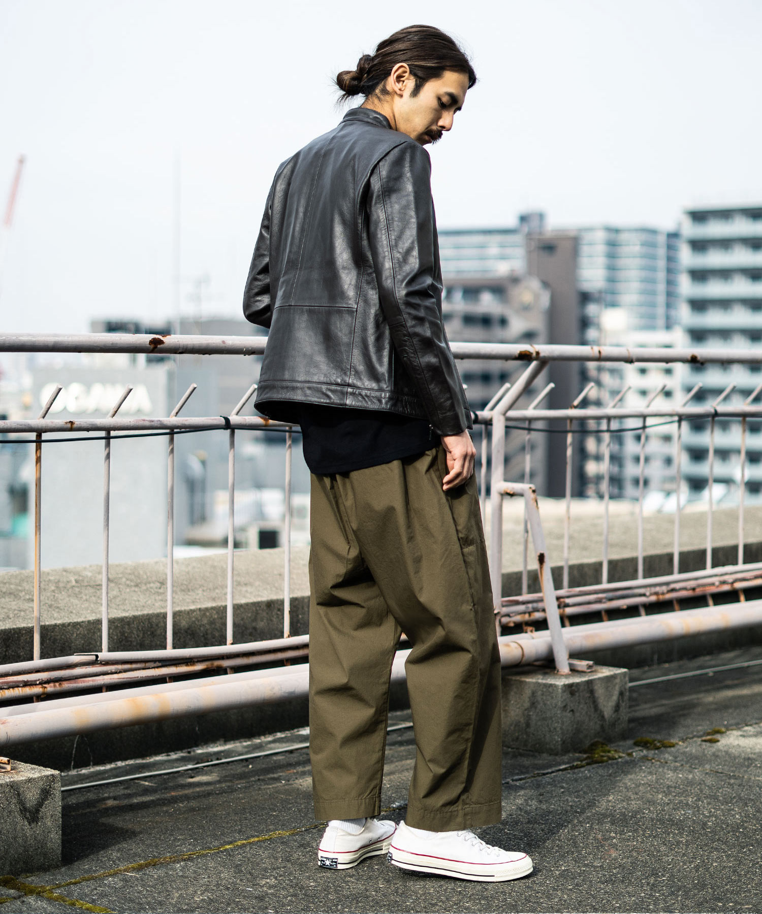 デッキパンツ ワイド テーパード バルーン メンズ レディース ユニ