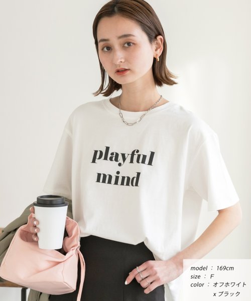 セール45 Off ロゴプリントtシャツ Tシャツ カットソー トップス 半袖 レディース ロゴ カジュアル コットン お家コーデ ロゴt ゆったり クルーネック 新色 アドティエ Ad Thie D Fashion