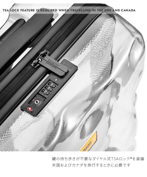日本正規品 5年保証 クラッシュバゲージ スーツケース Mサイズ 65l 軽量 スケールトン シースルー 透明 かわいい Crash Baggage Cb14 クラッシュバゲージ Crash Baggage D Fashion