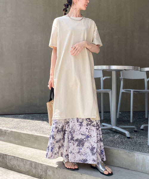 セール 70%OFF】タイダイ風プリントフレアスカート(503174809
