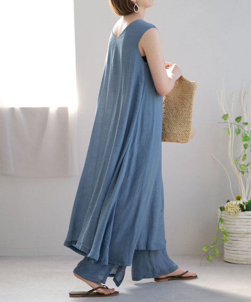 2wayシアーポプリンジレワンピース ａｎｄｊ アンドジェイ Andj D Fashion