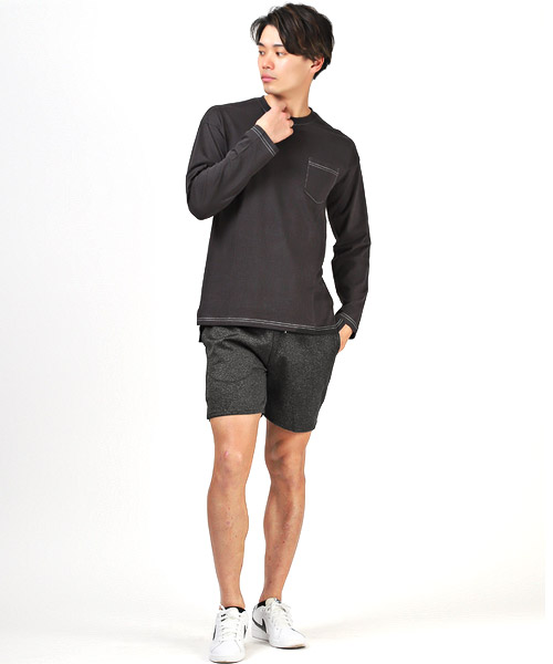 XL AVIREX GOLF ダンボールニット 裏起毛パンツ 肉厚 厚手 KHA