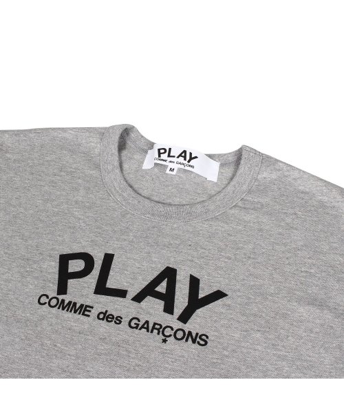 18257円 販売実績No.1 コム デ ギャルソン メンズ Tシャツ トップス Play T-shirt 1 GREY