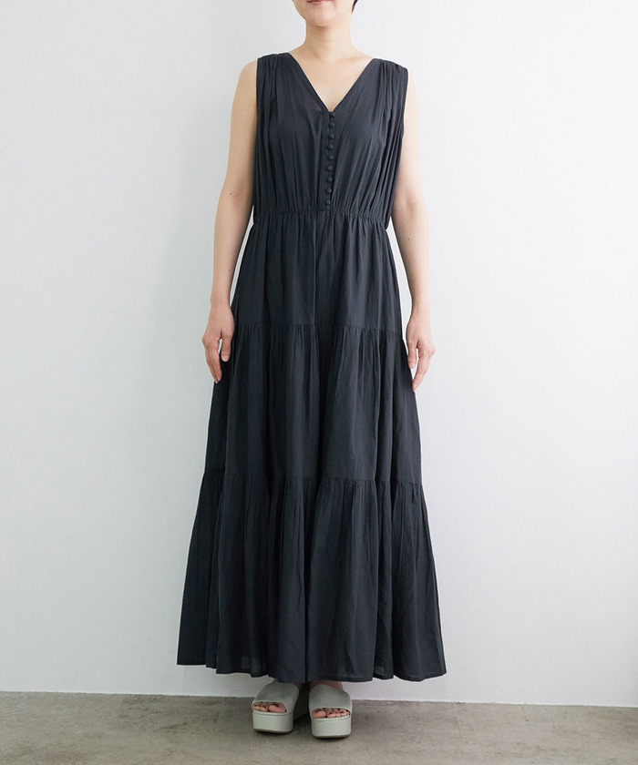 極美品ADAM ET ROPE’ コットンシルクティアードワンピース 楽天市場】コットンシルクティアードワンピース／アダム エ ロペ