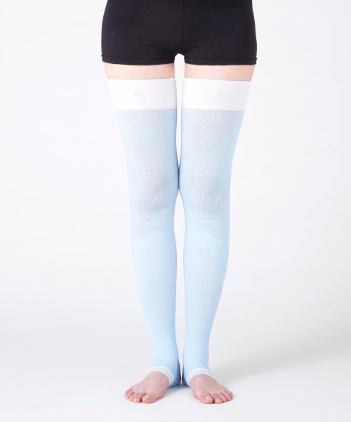 靴下サプリ ひんやり 寝ながら ロング うずまいて血行を促すソックス 靴下サプリ Kutsushita Supplement D Fashion