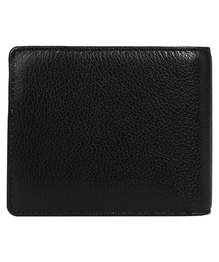 【激安大特価！】 財布 二つ折り X06757-P3043 黒 ブラック S HIRESH メンズ 二つ折り財布 オプション1:ブラック