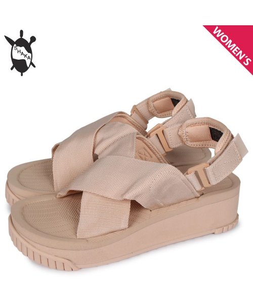 Shaka シャカ フィエスタ サンダル スポーツサンダル レディース 厚底 Fiesta Platform ベージュ シャカ Shaka D Fashion