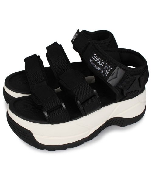 Shaka シャカ ネオバンジー チャンキー サンダル スポーツサンダル レディース 厚底 Neo Bungy Chunky ブラック 黒 シャカ Shaka D Fashion
