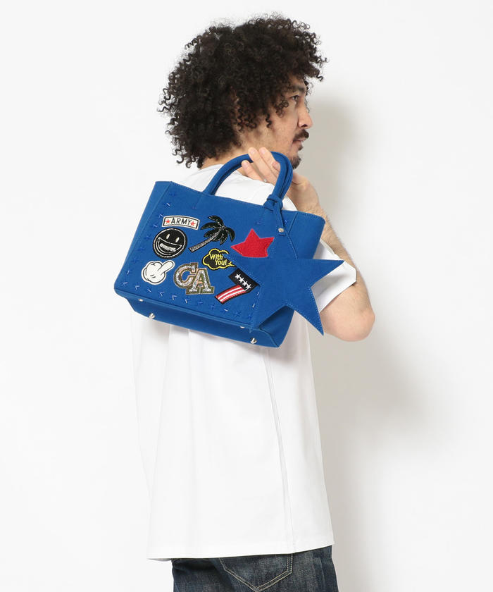 TRE☆STAR(トレスター)WAPPEN TOTE S/ワッペントートバッグ TRE☆STAR(トレスター)WAPPEN TOTE S/ワッペントートバッグ