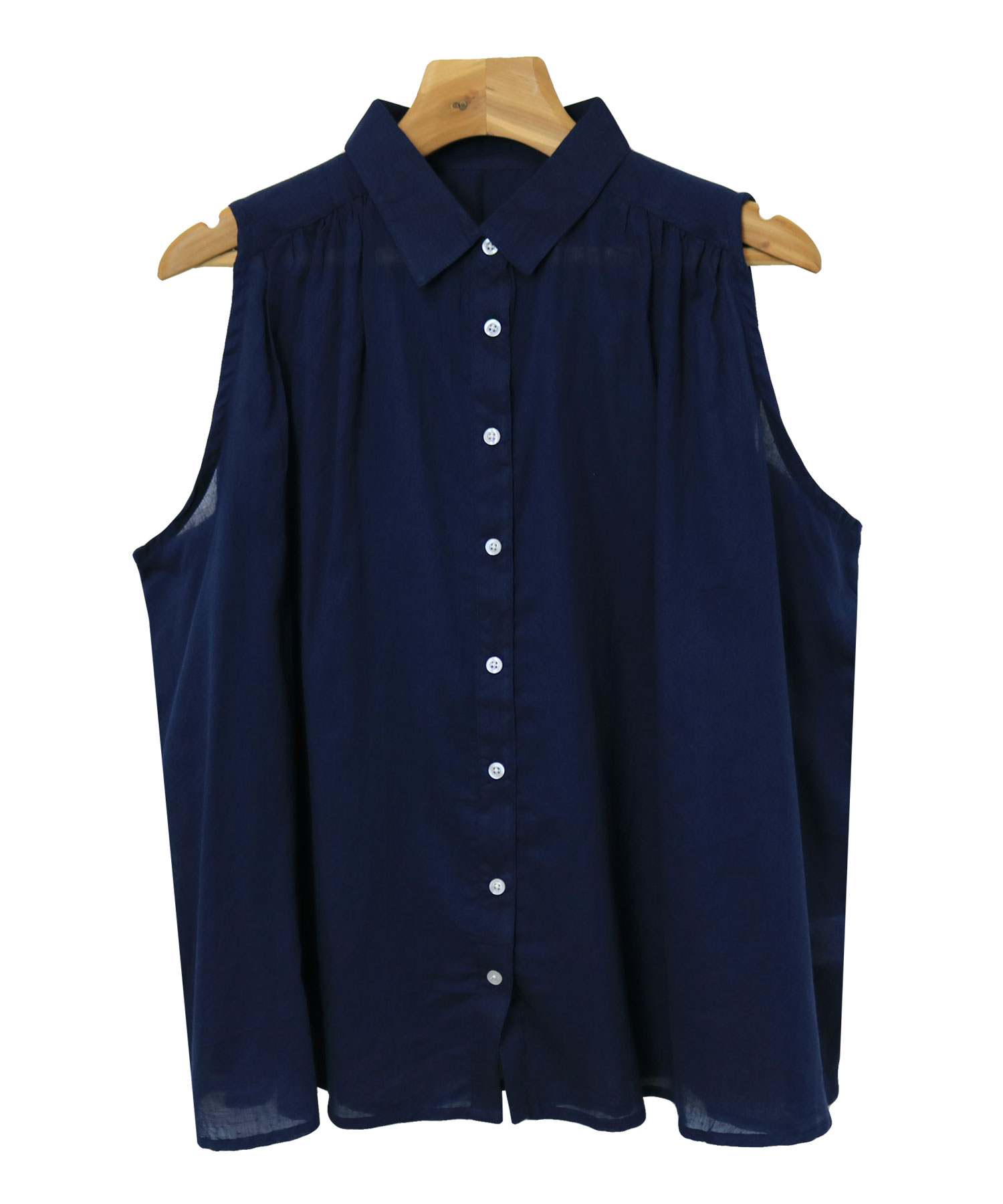 SEE BY CHLOE」 ノースリーブブラウス 36 ブラウン レディース