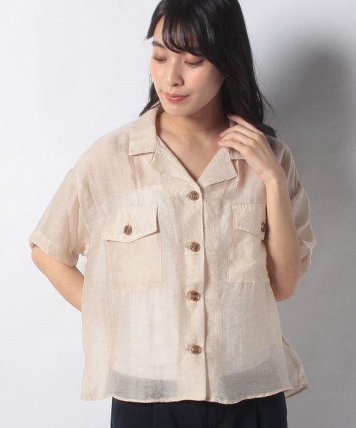 セール 79 Off 開襟シアー半袖 シャツ イング Ingni D Fashion