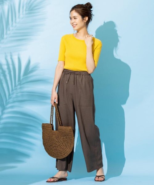 セール 50 Off 毛羽立ちにくい コンパクトコットンリブ ニット 503338879 Anyfam Anyfam D Fashion