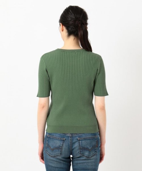 セール 毛羽立ちにくい コンパクトコットンリブ ニット Anyfam Anyfam D Fashion